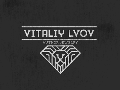 Vitaliy Lvov: author jewelry author brand diamond jewelry lion logo logotype