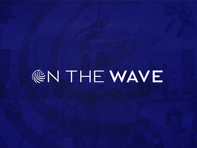 ON THE WAVE brand corporate corporate identity design extreme fingerprint identity individual logo logotype russia surfing
