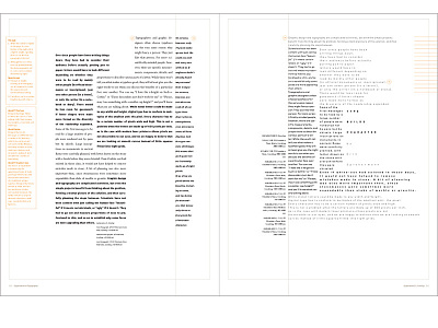 Spread from Explorations in Typography book text type typesetting