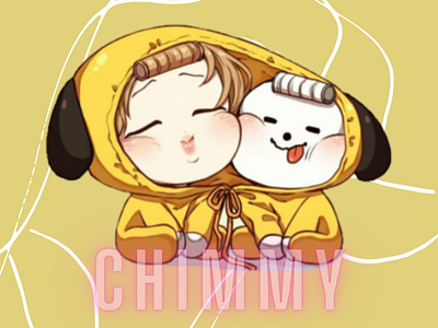 BTS Chimmy design print design wallpaper design