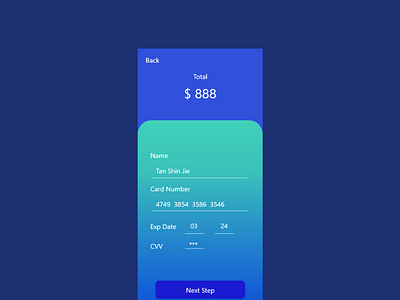 DailyUI::002 Credit Card Checkout #DailyUI