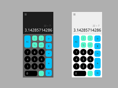 DailyUI::004 Calculator #DailyUI design ui