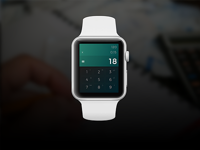 DailyUI - Calculator 04 apple calculator dailyui sketch watch