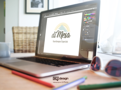 Logo Di Mesa branding design graphics identity logo marca