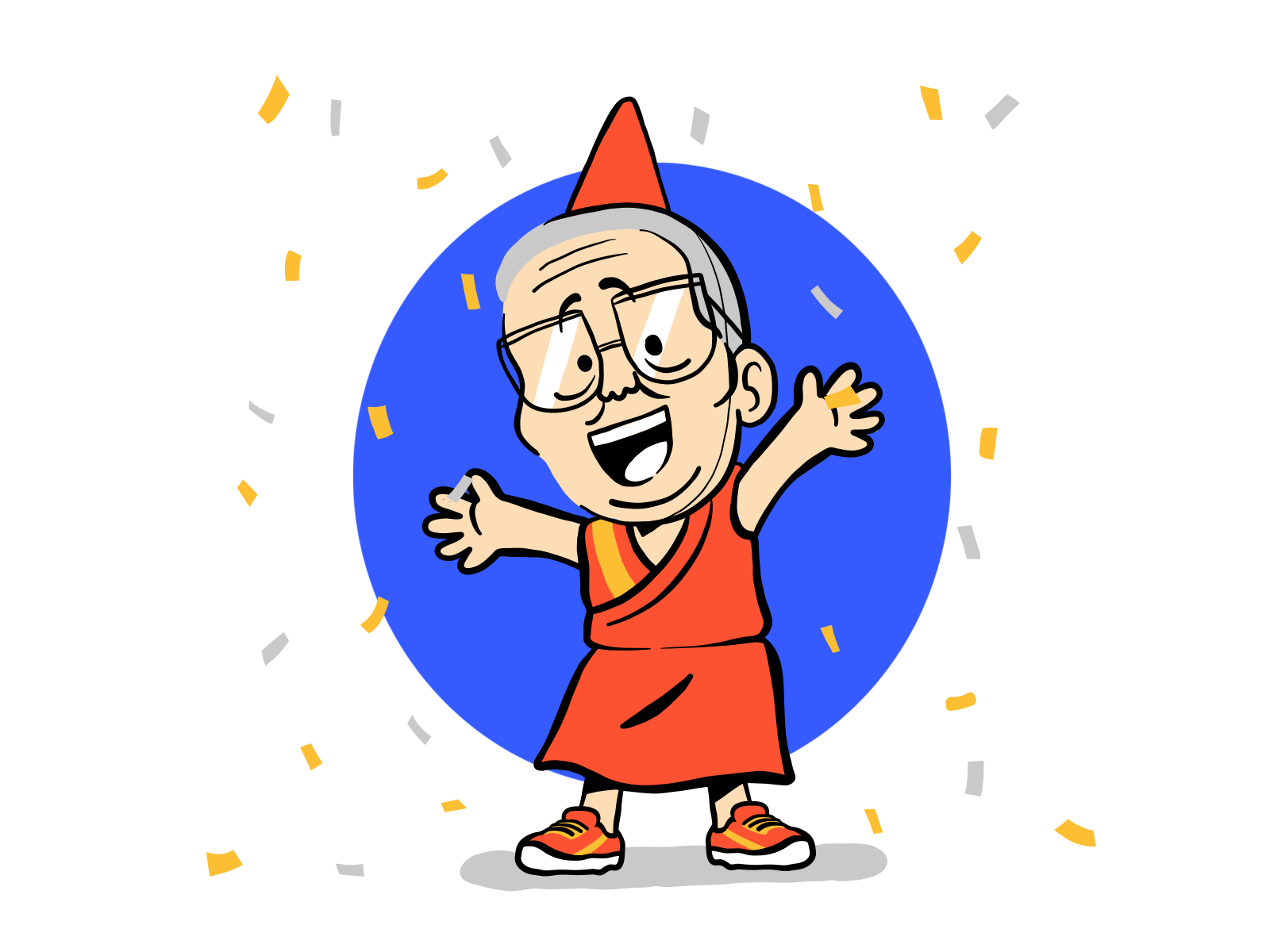 Birthday Gifs for His Holiness animation digital art gif illustration tibet