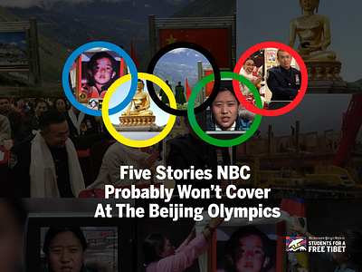 Five Stories NBC Probably Won't Cover Infographic design infographic tibet vector