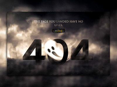 404 Error page