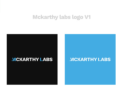 Mckarthy logo art lab logodesign typogaphy