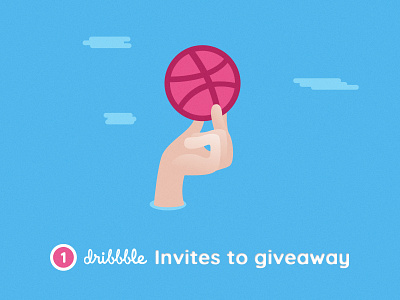 Dribble invites to giveaway creative design dribbble invite dribble graphicdesign illustration invite invites typography vector