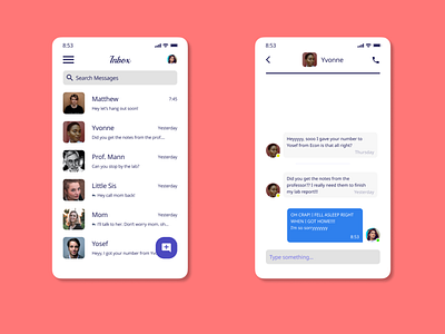 DailyUI #013 - Messaging dailyui figma messaging