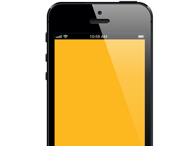 iphone 5 template vector