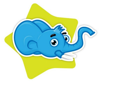 Elephant Mascot colorful elephant logo mascot vivid