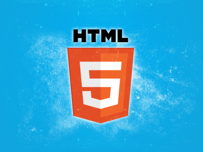 HTML5 Logo Grunge Design