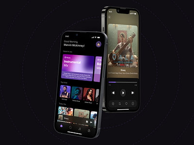 Music App UI Design: iOS Android ux ui designer appdesign creativeminds designcommunity designerlife designeveryday designinspiration designthought dribbblecommunity graphicdesign interactivedesign mobiledesign musicapp uidesign uiinspiration userexperience