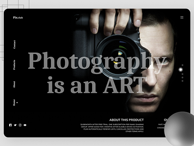 Photography Landing Page