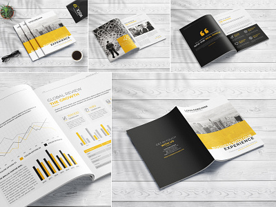 Clean Business Proposal agency annual report book brand branding brochure business clean company company profile corporate creative design digital indesign infographics informational letter marketing modern