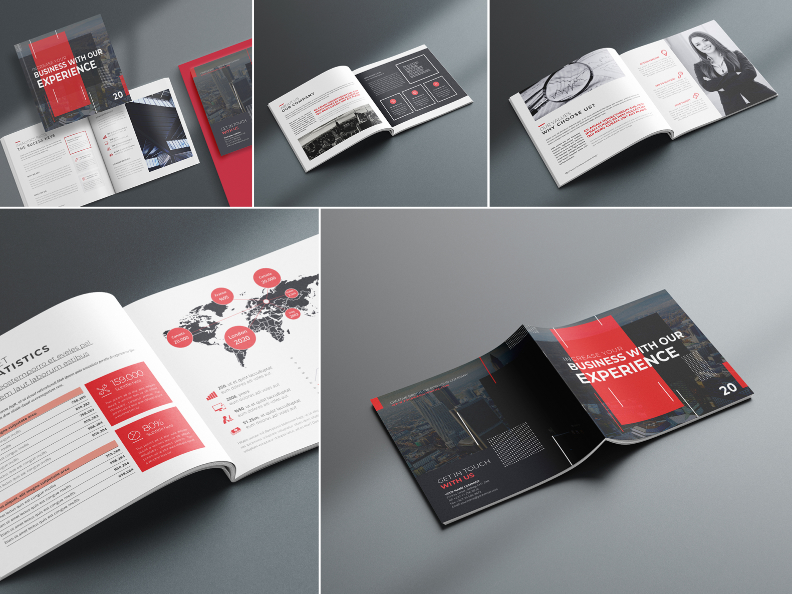 Premium Brochure Template Design by Amal Kabichi on Dribbble