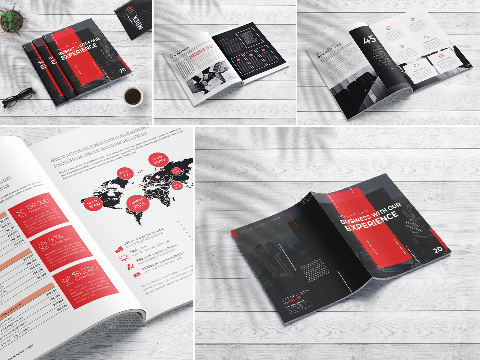 A4 Premium Brochure Template Design by Amal Kabichi on Dribbble