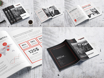 Creative Annual Report V2 agency annual report book brand branding brochure business clean company company profile corporate creative design digital indesign infographics informational letter marketing modern