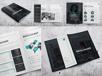 Creative Annual Brochure a4 annual report brand branding business clean company corporate creative design elegant emydesign indesign infographics informational letter light magazine minimalist modern
