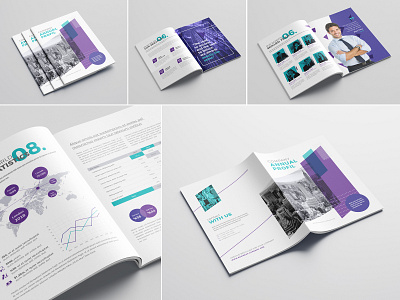 Company Annual Profile a4 annual report brand branding business clean company corporate creative design elegant emydesign indesign infographics informational letter light magazine minimalist modern