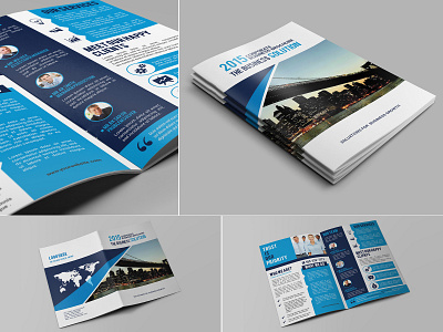 Bi-fold Modern Corporate bi fold bifold bifold brochure blue booklet business business brochure clean corporate corporate brochure creative creative brochure editable emy design marketing marketing brochure minimal minimalist modern modern brochure