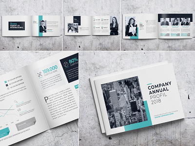 Company Annual Report a5 brand branding brochure design business clean company company brochure corporate creative design emydesign idml indd. annual report indesign infographics informational landscape light magazine