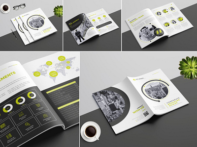 Corporate Brochure 2020 a4 annual report bold studio branding brochure design business clean company corporate creative design elegant emydesign indesign infographics informational letter light magazine minimalist