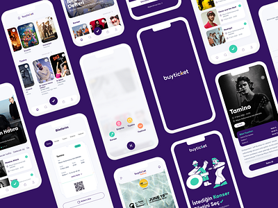 Ticket App Design app branding design minimal ui ux