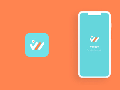Vaccay: App Icon app app icon graphic icon tourism travel ui