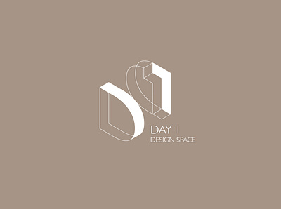 Day1 Design Space Logo Design (First Draft) ai branding interior logo logodesign