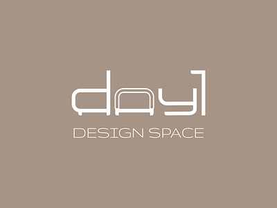 Day1 Design Space Logo Design (First Draft) ai branding design interior logo logodesign