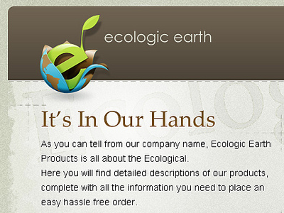 Ecologic earth logo V.2 earth ecologic green icon logo paper