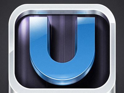 blueU- app icon app icon u