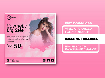 Beauty Product Social Media Template