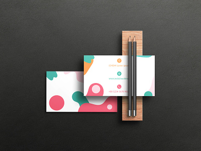 Multicolor Business Card