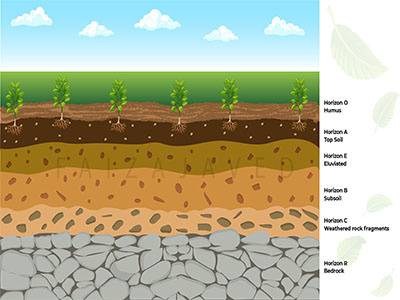 Humus Soil Illustration