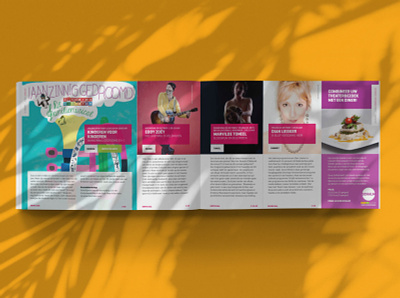 Magazine design Theater brochure design editorial design magazine magazine design spread