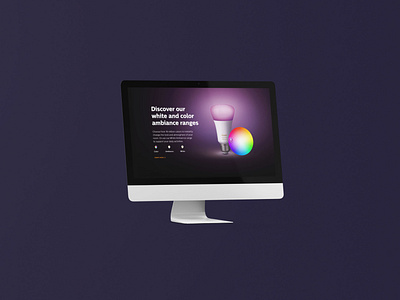 UX/UI Design Philips Hue ui design ux design visual design web design