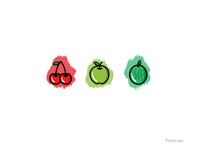 Fruit Emoji digital art emoji emojies fruit fruit emojies icon illustrator logo umeshsonii vector