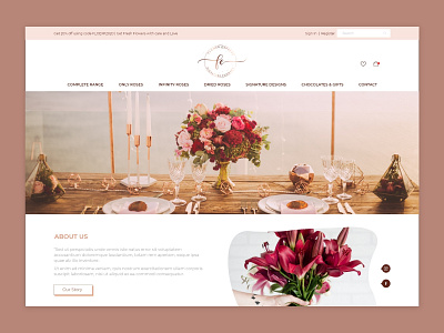 Shopify- Flower Store Website