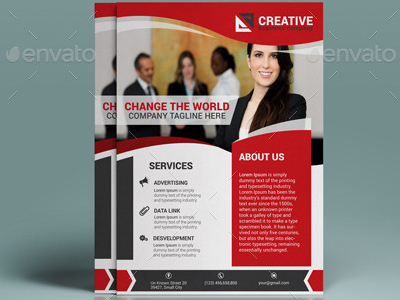 Corporate Flyer Template by Haseeb on Dribbble