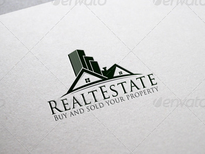 Real Estate build building business city clean construction corporate home house logo luxury professional property