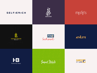 Logofolio Vol 2 branding business clean creative design elegant graphic idea innovation letter logo logo design logofolio typography vector