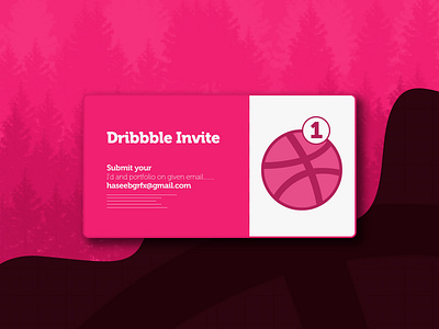 1 Dribbble invite clean creative design dribbble dribbble ball dribbble best shot dribbble invitation dribbble invite idea innovation