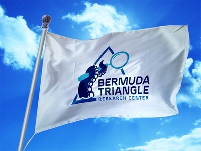 Logo for Bermuda Triangle Research Center bermuda logo marine research tentacle triangle