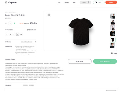 Captore - An Ecommerce  Shopping Platform