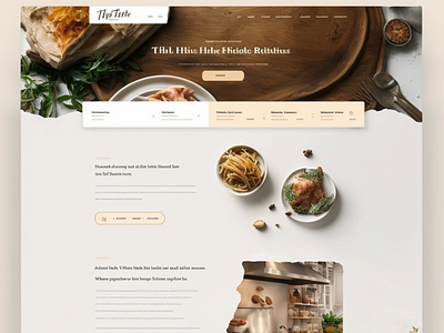 Home Made Food Bussiness UI Design design typography ui