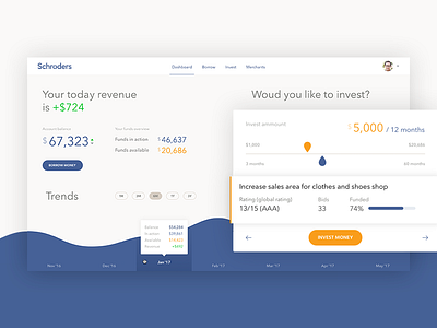 Investor dashboard