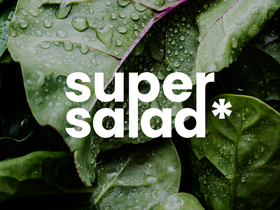 Supersalad food logo meme product design salad
